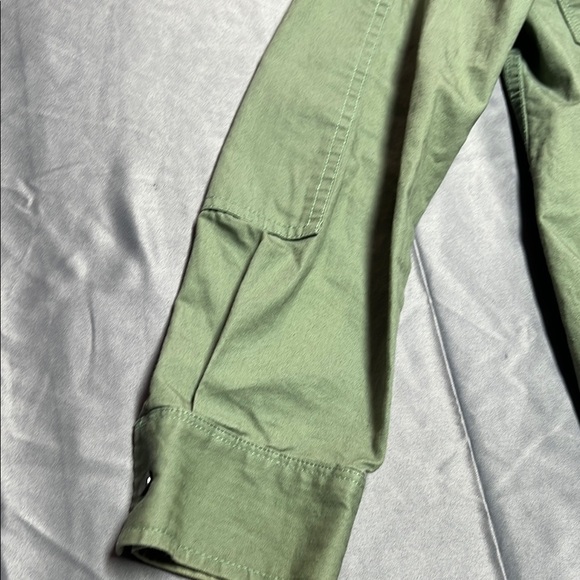 Vans military Green snap Button-Up long sleeve collared Shirt size medium - Picture 5 of 16